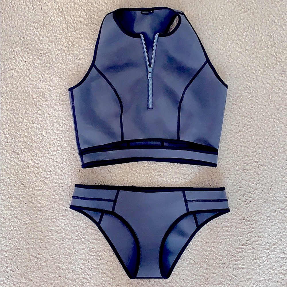 Wet suit bikini